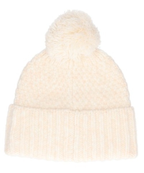 milsa（ミルサ）の「milsa/ミルサ ビーニーポンポン ニット帽 254061215（ニットキャップ/ビーニー・レディース・ホワイト/ピンク/ブラック/グレー/ライトブラウン・FREE）」の7枚目の写真