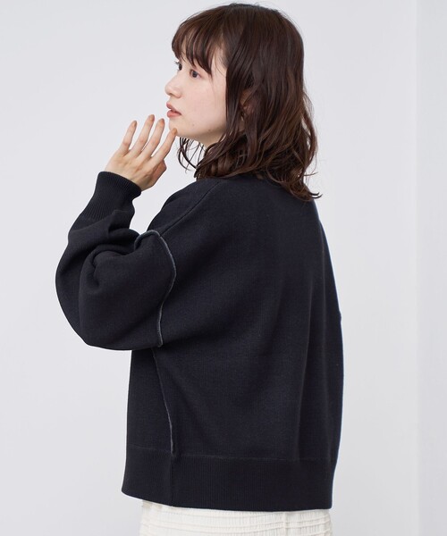 セール】スウェットライク2wayニット（ニット/セーター）｜coen