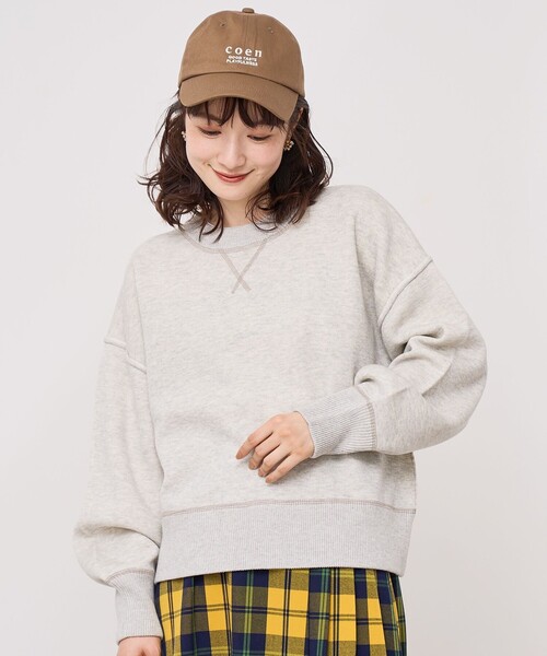 リバーシブル】スウェットライク2way ハイゲージニット（ニット