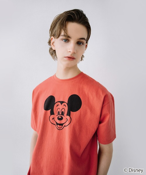 WCJ(ダブルシージェイ)の「Disney / SS TEE(Tシャツ/カットソー・レディース・カーキ/サックスブルー/グレー/イエロー/パープル/オレンジ/ホワイト/レッド/ブラウン/ピンク・FREE)」の9枚目の写真