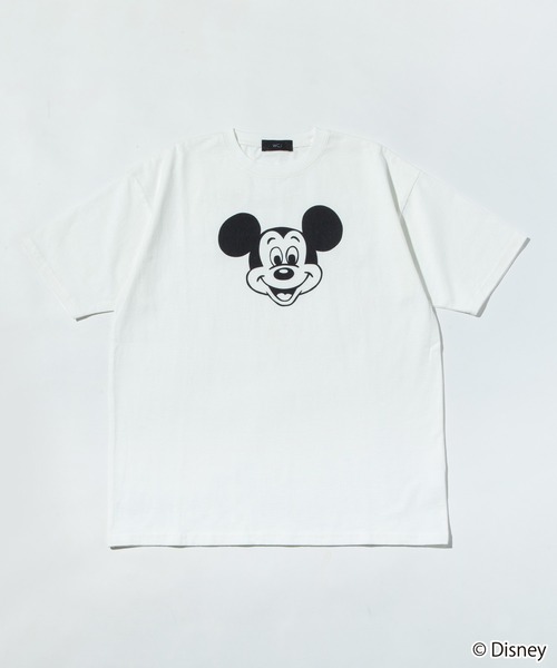 WCJ(ダブルシージェイ)の「Disney / SS TEE(Tシャツ/カットソー・レディース・カーキ/サックスブルー/グレー/イエロー/パープル/オレンジ/ホワイト/レッド/ブラウン/ピンク・FREE)」の1枚目の写真