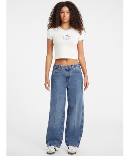 GUESS JEANS(ゲスジーンズ)の「GUESS JEANS Barrel デニムパンツ レディース(デニムパンツ・レディース・インディゴブルー・24inch/25inch/26inch/27inch/28inch)」の5枚目の写真