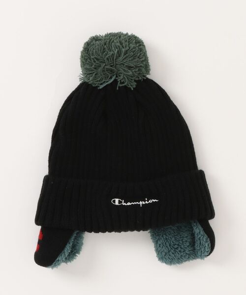 セール】champion kids / リブ耳付きワッチ / 438-0065（ニット