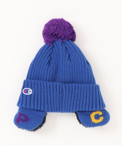 Champion(チャンピオン)の「champion kids / リブ耳付きワッチ / 438-0065(ニットキャップ/ビーニー・キッズ・ブルー/グリーン/ネイビー/ブラック・FREE)」の7枚目の写真