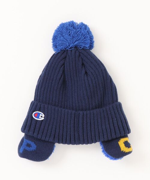 Champion(チャンピオン)の「champion kids / リブ耳付きワッチ / 438-0065(ニットキャップ/ビーニー・キッズ・ブルー/グリーン/ネイビー/ブラック・FREE)」の8枚目の写真
