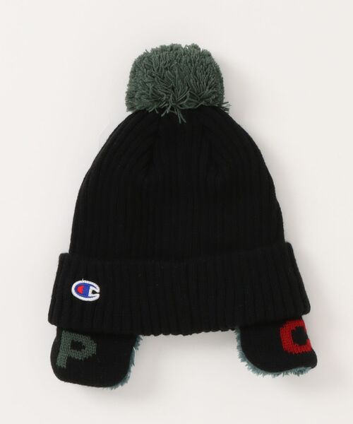 Champion(チャンピオン)の「champion kids / リブ耳付きワッチ / 438-0065(ニットキャップ/ビーニー・キッズ・ブルー/グリーン/ネイビー/ブラック・FREE)」の9枚目の写真