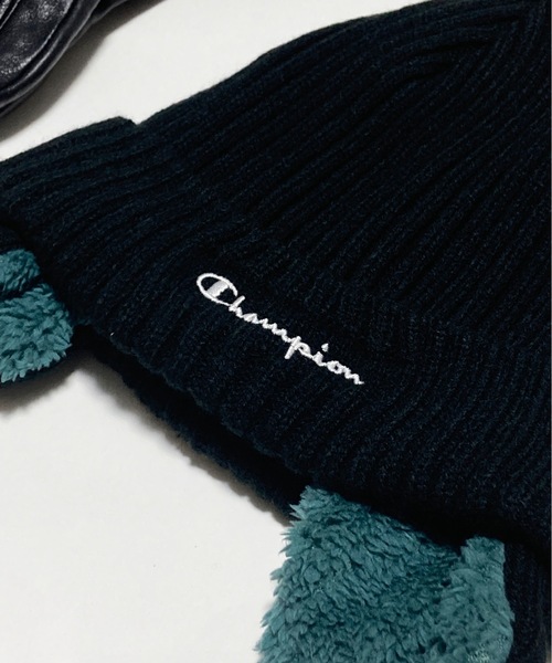 Champion(チャンピオン)の「champion kids / リブ耳付きワッチ / 438-0065(ニットキャップ/ビーニー・キッズ・ブルー/グリーン/ネイビー/ブラック・FREE)」の16枚目の写真