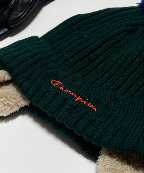 Champion(チャンピオン)の「champion kids / リブ耳付きワッチ / 438-0065(ニットキャップ/ビーニー・キッズ・ブルー/グリーン/ネイビー/ブラック・FREE)」の17枚目の写真