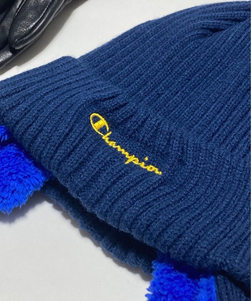 Champion(チャンピオン)の「champion kids / リブ耳付きワッチ / 438-0065(ニットキャップ/ビーニー・キッズ・ブルー/グリーン/ネイビー/ブラック・FREE)」の19枚目の写真