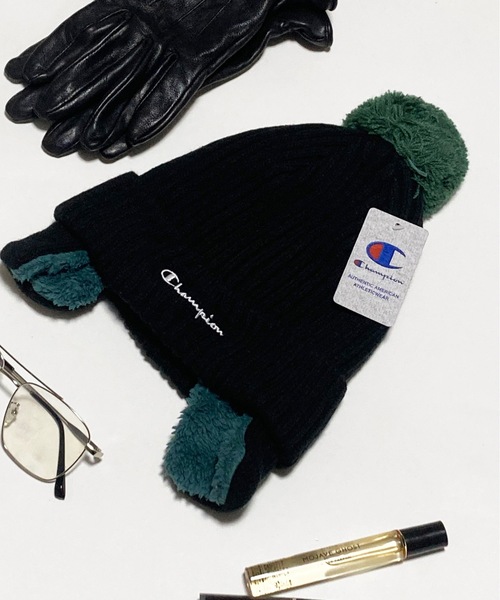 Champion(チャンピオン)の「champion kids / リブ耳付きワッチ / 438-0065(ニットキャップ/ビーニー・キッズ・ブルー/グリーン/ネイビー/ブラック・FREE)」の11枚目の写真