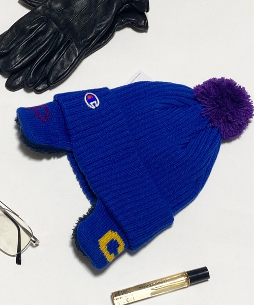 Champion(チャンピオン)の「champion kids / リブ耳付きワッチ / 438-0065(ニットキャップ/ビーニー・キッズ・ブルー/グリーン/ネイビー/ブラック・FREE)」の14枚目の写真