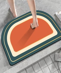 shoppinggo（ショッピングゴー）の「バスマット 珪藻土 速乾 50*80柔らか かわいい 薄い 北欧 ソフト  珪藻土バスマット お風呂マット 足拭きマット 抗菌 柔らかい 大きいサイズ 足ふきマット（インテリア雑貨）」