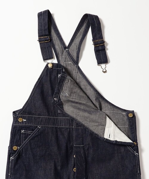 BEAMS BOY（ビームスボーイ）の「HEADLIGHT / OVERALLS（サロペット/オーバーオール・レディース・ネイビー・32inch）」の3枚目の写真