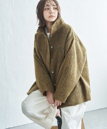 新品タグ付き【kastane】シャギーコート　イエロー 新品タグ付き【kastane】シャギーコート イエロー 黄色い