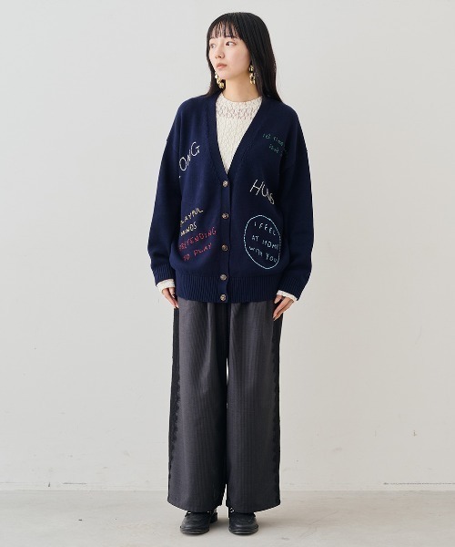 MEDE19F（メデジュウキュウ）の「ＭＥＤＥ１９Ｆ　レース切り替えトップス（その他トップス・レディース・ブラック/アイボリー・L/M/LL）」の8枚目の写真