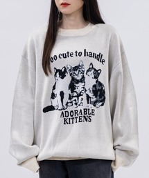 JOHN'S CLOSET（ジョンズクローゼット）の「【13】アニマルジャガード クルーネックニット（ニット/セーター）」