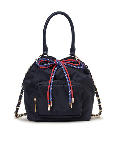 LeSportsac(レスポートサック)の「W DRAWSTRING CHAIN BAG アビスフロストCD(ショルダーバッグ・レディース・ブルー・FREE)」の4枚目の写真