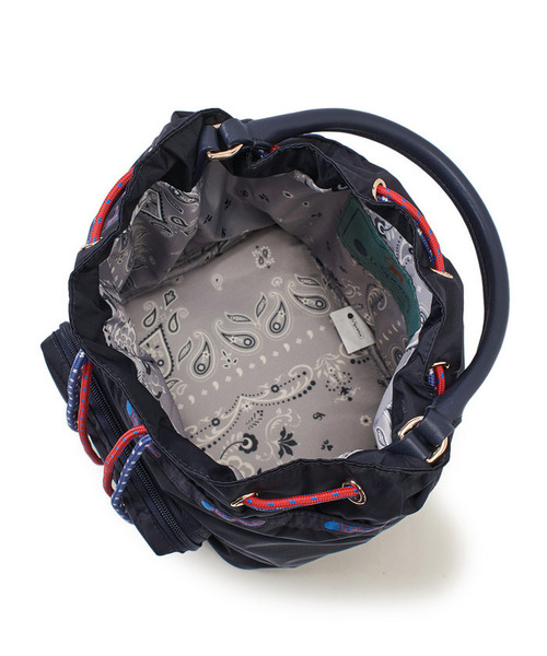 LeSportsac(レスポートサック)の「W DRAWSTRING CHAIN BAG アビスフロストCD(ショルダーバッグ・レディース・ブルー・FREE)」の8枚目の写真