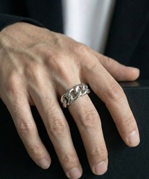 VIBGYOR（ヴィブジョー）の「【IZU】 シルバーチェーンリング（リング）」