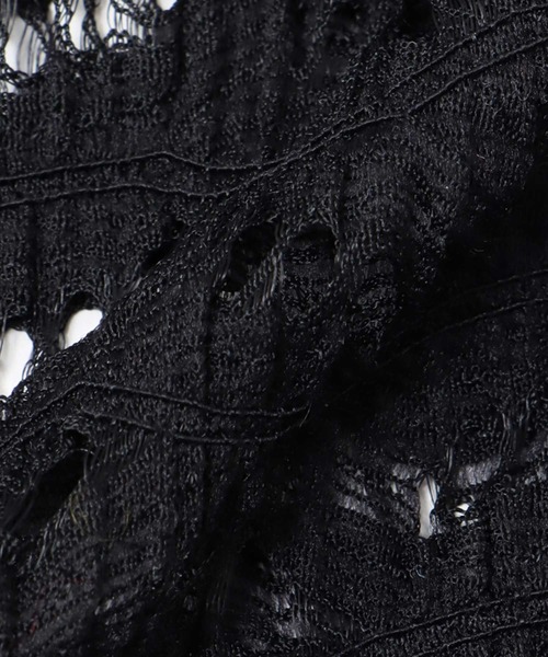 DRESSLAVE(ドレスレイブ)の「sleeveless pull & armwarmer(スリーブレスレースプルオーバー&アームウォーマー)(Tシャツ/カットソー・レディース・ブラック/ベージュ・38)」の16枚目の写真