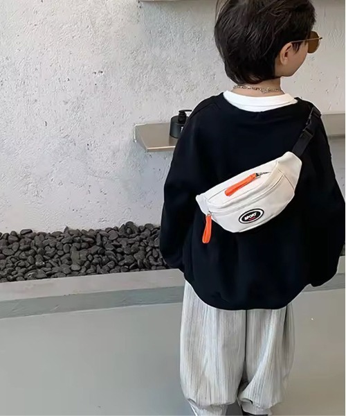 Bambin(ボンバン)の「【 Bambin / ボンバン 】 ウエストポーチ(ボディバッグ/ウエストポーチ・キッズ・アイボリー/ブラック/イエロー・FREE)」の10枚目の写真
