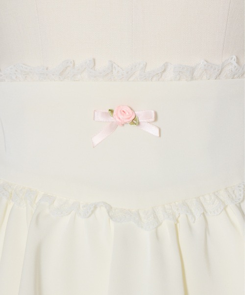 Fiorforte（フィオルフォルテ）の「petit rose tiered skirt（スカート・レディース・ピンク/ホワイト・MEDIUM/SMALL）」の12枚目の写真