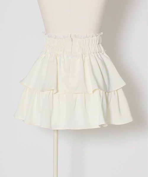 Fiorforte（フィオルフォルテ）の「petit rose tiered skirt（スカート・レディース・ピンク/ホワイト・MEDIUM/SMALL）」の8枚目の写真