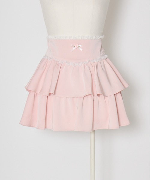 Fiorforte（フィオルフォルテ）の「petit rose tiered skirt（スカート・レディース・ピンク/ホワイト・MEDIUM/SMALL）」の13枚目の写真