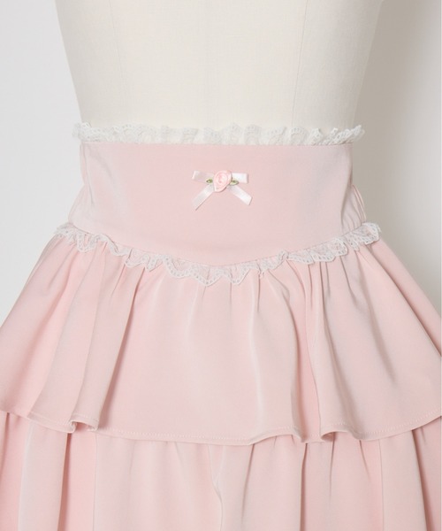 Fiorforte（フィオルフォルテ）の「petit rose tiered skirt（スカート・レディース・ピンク/ホワイト・MEDIUM/SMALL）」の14枚目の写真