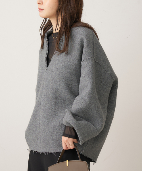 plage(プラージュ)の「R’IAM シルエットブラウス(シャツ/ブラウス・レディース・アイボリー/チャコールグレー・FREE)」の21枚目の写真