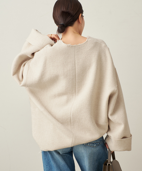 Plage【R’IAM】シルエット ブラウス　ベージュ R'IAM シルエットブラウス（シャツ/ブラウス）｜Plage（プラージュ）の