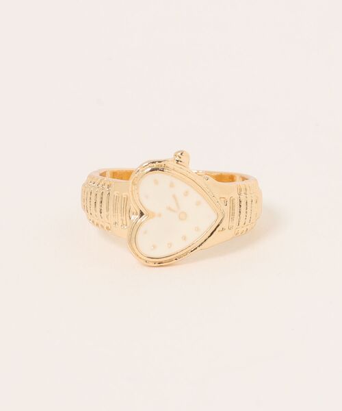 Burner(バーナー)の「【Sonu jewelry(ソヌジュエリー)】クラシカルウォッチモチーフ 調整リング oku-ring-2-2(リング・レディース・ゴールド/ホワイト系その他3/レッド系その他/ホワイト系その他2/ブラック系その他/ホワイト系その他/ホワイト/ブルー系その他/グリーン系その他/ゴールド系その他/ゴールド系その他2/ブラック系その他2・FREE)」の4枚目の写真