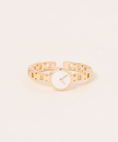 Burner(バーナー)の「【Sonu jewelry(ソヌジュエリー)】クラシカルウォッチモチーフ 調整リング oku-ring-2-2(リング・レディース・ゴールド/ホワイト系その他3/レッド系その他/ホワイト系その他2/ブラック系その他/ホワイト系その他/ホワイト/ブルー系その他/グリーン系その他/ゴールド系その他/ゴールド系その他2/ブラック系その他2・FREE)」の12枚目の写真