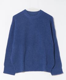 畦」に該当するニット/セーター（ブルー・ネイビー/青色系