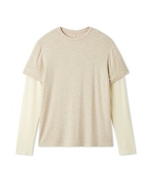 【完売】ヘノン◆Henon.◆レイヤードTシャツ◆LAYERED T-SHIRT LAYERED T-SHIRT（カットソー/Tシャツ）｜Henon.（へノン