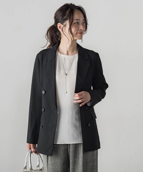 LAUTREAMONT（ロートレアモン）の「ノルディスジョーゼットブラウス（シャツ/ブラウス・レディース・ブラック/ホワイト・9号）」の17枚目の写真