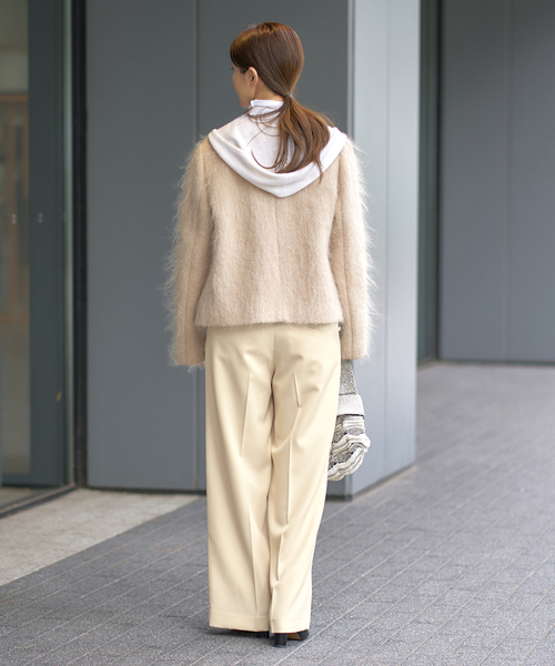 IENA(イエナ)の「ウール混マリンパンツ(スラックス・レディース・ベージュ/ネイビー・36/38)」の13枚目の写真