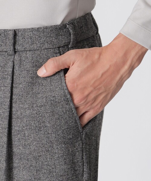 Paul Stuart(ポールスチュアート)の「ストレッチウールパンツ(その他パンツ・メンズ・グレー系その他2/ネイビー・46/50/48)」の9枚目の写真