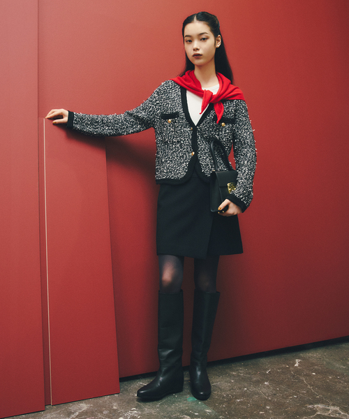 La TOTALITE（ラトータリテ）の「REMME/レメ レザーロングブーツ（ブーツ・レディース・ブラック/ブラウン・36/37/38）」の16枚目の写真