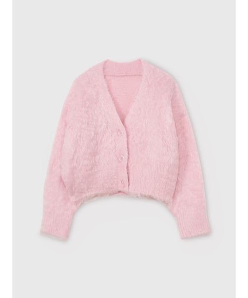 eimyistoire ニットカーディガン 新品 セール】カールシャギーニットカーディガン（カーディガン/ボレロ