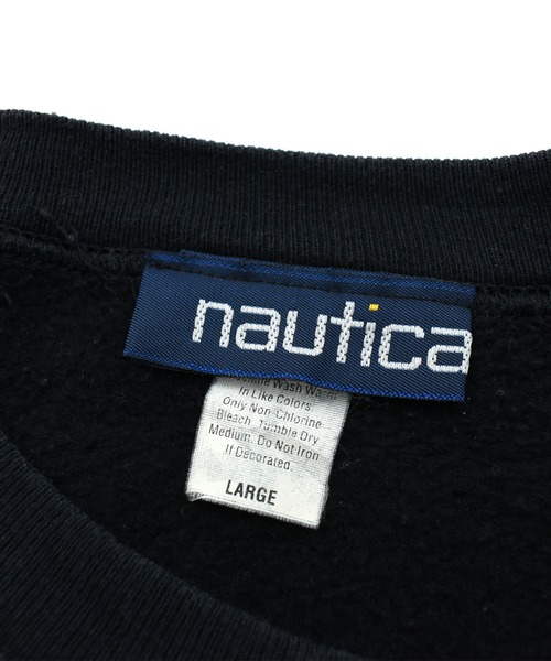 NAUTICA(ノーティカ)の「【USED】90’s NAUTICA ロゴ スウェット(スウェット・メンズ・ブラック・LARGE)」の5枚目の写真