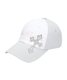CROSS PATCHED WING BALLCAP_WHITE
