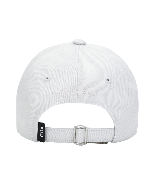 GILAARCHIVE（ギラアーカイブ）の「CROSS PATCHED WING BALLCAP_WHITE（キャップ・レディース・ホワイト・FREE）」の6枚目の写真