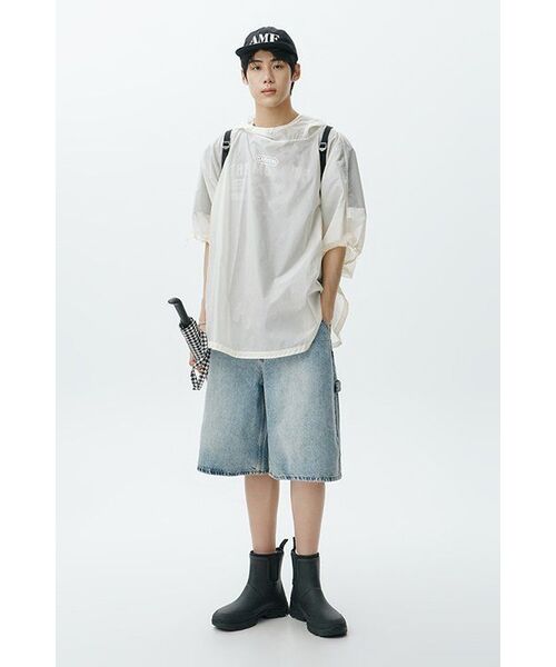 CNVS（ベティ ブープ）の「[ピンク&times;ニット]ムードディップTシャツ_チャコール（Tシャツ/カットソー・レディース・チャコール・SMALL/LARGE）」の3枚目の写真