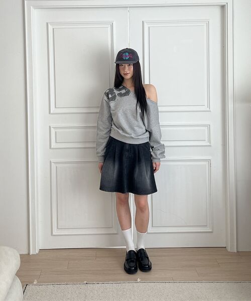 Midnight Move（ミッドナイトムーブ）の「crop 89 mtm (green)（スウェット・レディース・その他・FREE）」の7枚目の写真