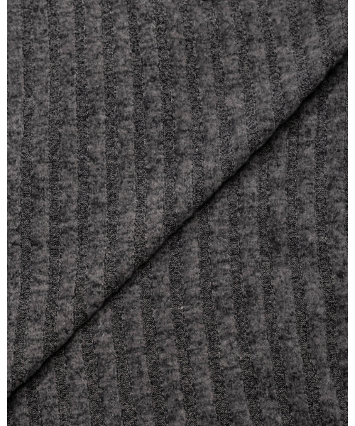 MOAA(モア)の「Shirred Collar Rib Top (CHARCOAL)(カーディガン/ボレロ・レディース・その他・SMALL/MEDIUM)」の4枚目の写真
