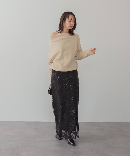 Leja（レジャ）の「【LEJA】チュールフリルスリーブIラインワンピースドレス2点セット 美脚効果結婚式 パーティードレス 成人式 二次会 同窓会 お呼ばれ オケージョン 20代 30代（ドレス・レディース・ブラック/グレー・SMALL/MEDIUM）」の19枚目の写真