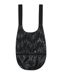 TYPESERVICE（タイプサービス）の「Pailletted Knotted 2-Way Bag [Black]（バックパック/リュック）」