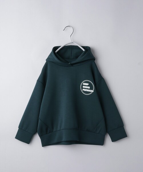 THE SHOP TK （ザ ショップ ティーケー ）の「【110－160】ダンボールプルパーカ/セットアップ可（パーカー・キッズ・ブラック/グリーン・14/13/12/11/16/15 ）」の2枚目の写真