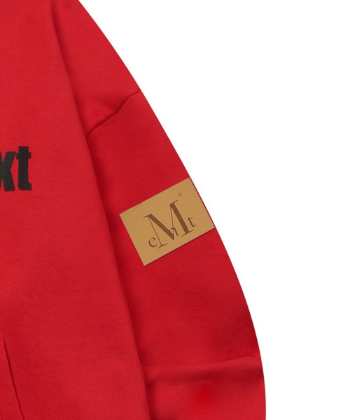 MUCENT(ムセント)の「ツーハットフードパーカー(成人男女共用)(パーカー・レディース・レッド・SMALL/LARGE)」の5枚目の写真
